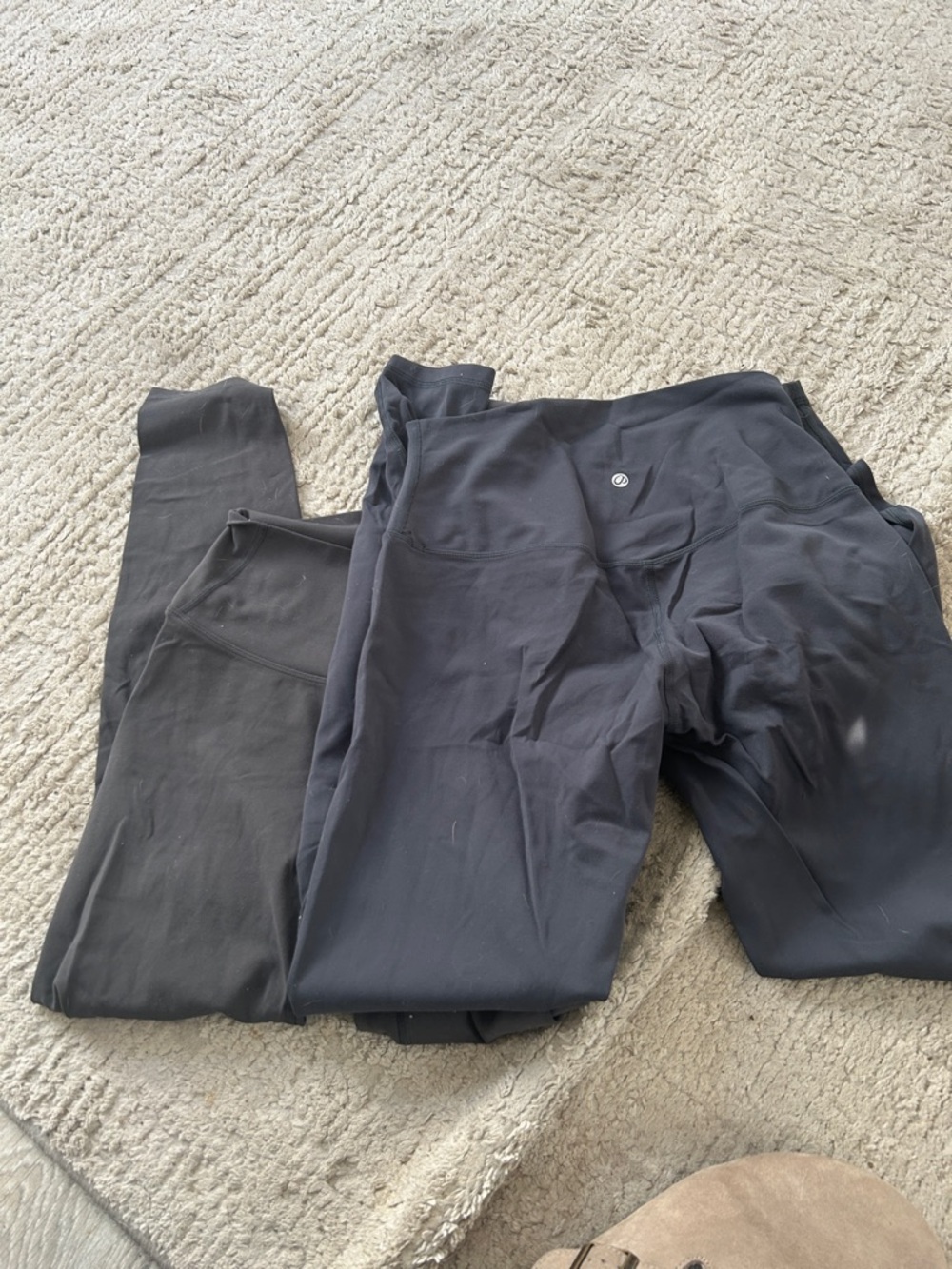 Lululemon Black Leggings Duo - High-Rise Activewear